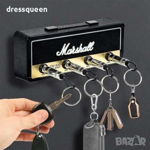 4324 Уникална поставка за пръстени за ключодържатели в стил Marshall JCM80, снимка 6 - Декорация за дома - 48927050