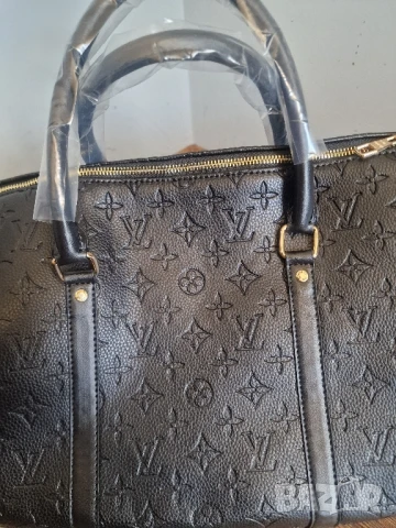 Страхотен пътнически сак LOUIS VUITTON, среден размер, с голяма дръжка , нов , снимка 3 - Сакове - 51357812