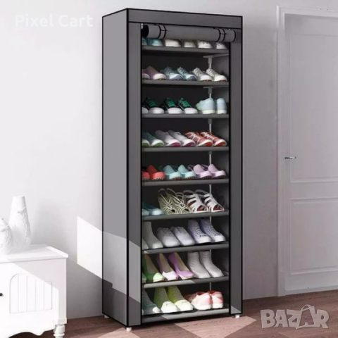 Текстилен шкаф за обувки