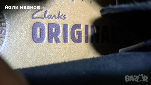 Klarks originals-кожени с каучукова подметка 42,5 номер, снимка 3 - Маратонки - 49274967