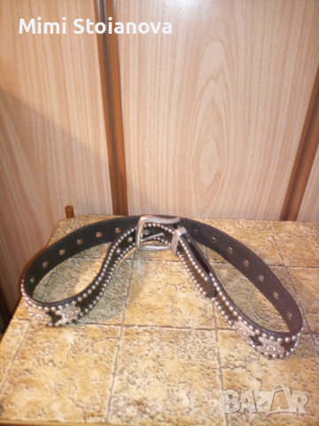 Мъжки кожен колан , снимка 3 - Колани - 44879867