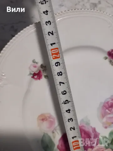 Плато/чиния с флорални мотиви , снимка 3 - Чинии - 49106378