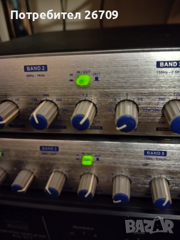 Два Параметрични еквалайзера equalizer 5 банда ALTO Q, снимка 5 - Еквалайзери - 51924727