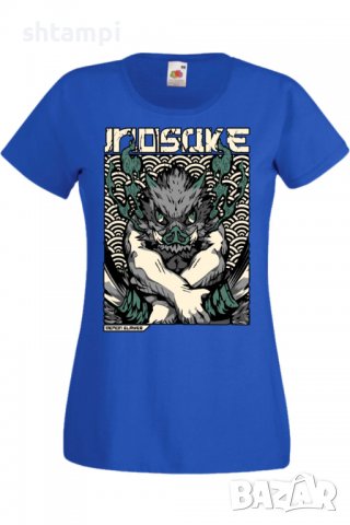 Дамска тениска Demon Slayer Hashibira Inosuke,Анимация,игра,Празник,Повод., снимка 4 - Тениски - 38057995