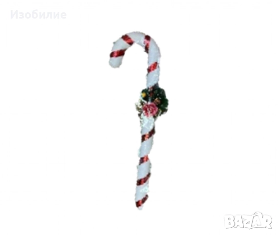 Празнична коледна декорация захарно бастунче – Елегантност и стил за вашия дом