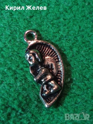 СРЕБРИСТО СЪРЦЕВИДНО ФЕШЪН АРТ МЕДАЛЬОНЧЕ БЛАГОРОДНА СТОМАНА с АНГЕЛЧЕ АМУРЧЕ 27346
