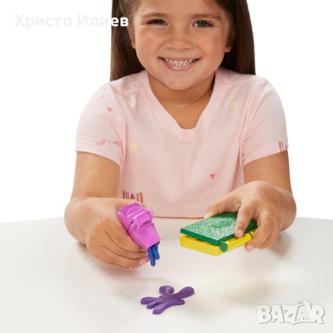 Play Doh PlayDoh Zoom Zoom детска прахосмукачка с мек пластелин Hasbro Оригинален, снимка 3 - Пластелини, моделини и пясъци - 43262874