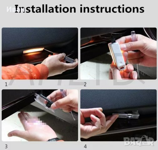 BMW/БМВ LED/ЛЕД лого проектор за врата, снимка 13 - Аксесоари и консумативи - 27162951