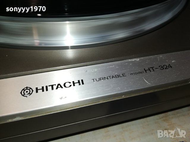 HITACHI HT-324 MADE IN JAPAN-ВНОС SWISS 2911231028, снимка 7 - Грамофони - 43193661