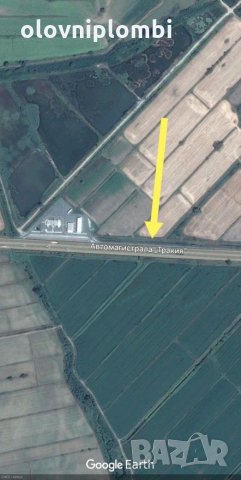 Продавам земеделска земя с лице на магистрала Тракия. , снимка 1