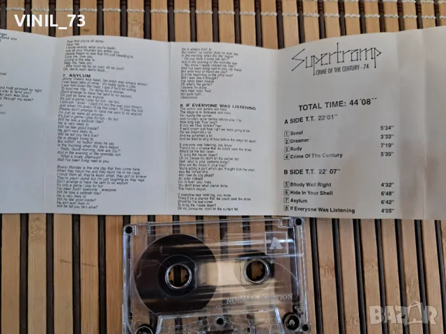Supertramp – Crime Of The Century, снимка 3 - Аудио касети - 48792273