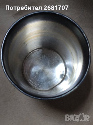 Стара посребрена чаша , снимка 4 - Антикварни и старинни предмети - 40430139