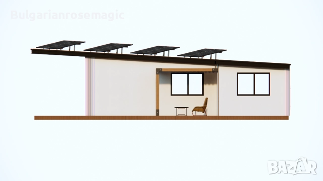 Парцел 1583 м² + Готова къща 95 м² • Монтаж до 1 месец • Войводино, снимка 7 - Парцели - 52734037