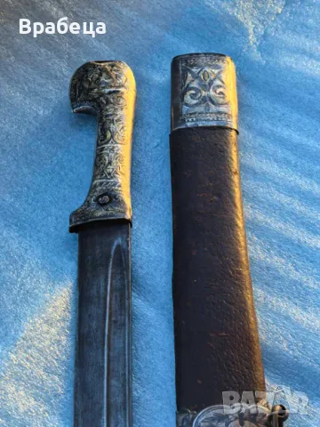 Сребърна кавказка шашка , снимка 8 - Колекции - 48408048