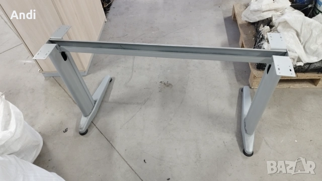 Комплект 2 крака и метална греда за бюро или офис маса, снимка 6 - Работни маси и бюра - 53216855