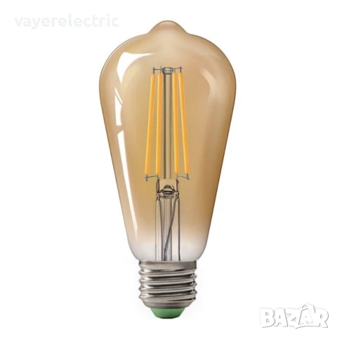 Декоративни LED крушки Amber - 6 модела, снимка 3 - Лед осветление - 23944849