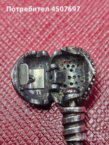 Сребърна гривна Пандора, снимка 2 - Гривни - 53029336