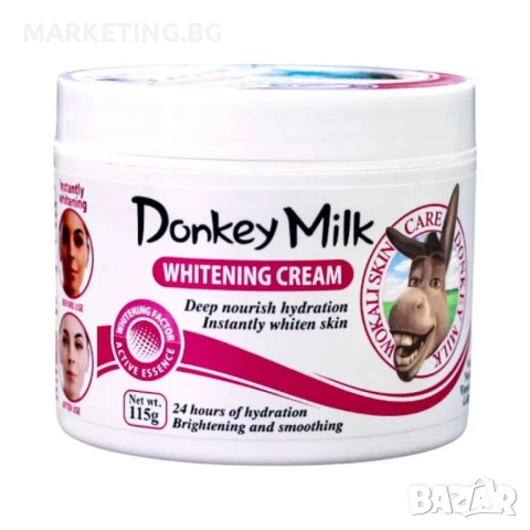 крем лицеИзбелващ и хидратиращ крем за лице с магарешко мляко Fruit of the Wokali ORIGINAL!, снимка 4 - Козметика за лице - 50580092