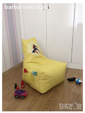 Барбарон пуф детска с щампа , снимка 3 - Столове - 34616808