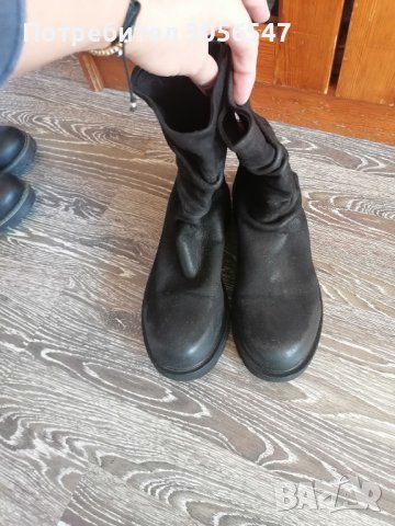 Дамски боти естествена кожа stela 