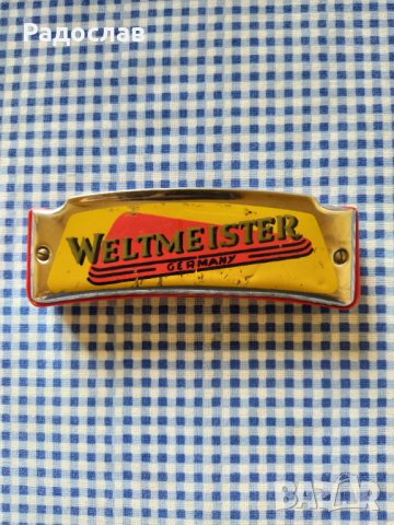 стара устна хармоника WELTMEISTER Germany, снимка 4 - Духови инструменти - 33548150