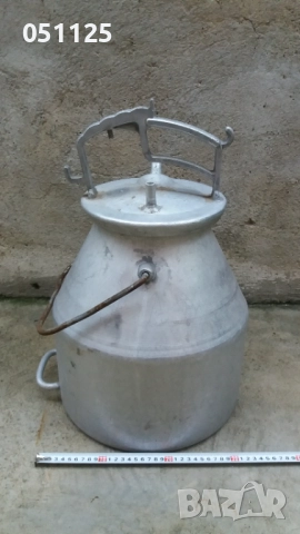 алуминиев гюм за мляко с капак - 20 литра , снимка 2 - Други - 52373228