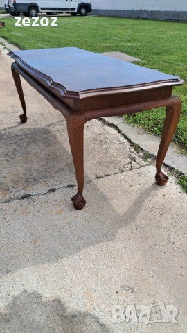 Холна ретро маса масив №161, снимка 12 - Маси - 52875365