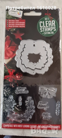 Коледни силиконови печати + щанца за изрязване., снимка 6 - Други - 50854702