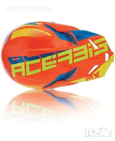Каска ACERBIS PROFILE 3.0 SNAPDRAGON ORANGE/YELLOW , снимка 5 - Спортна екипировка - 48787689
