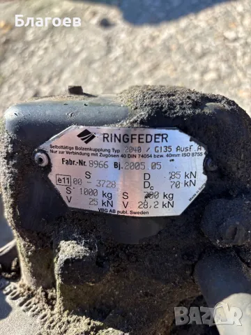 Буферен теглич /RINGFEDER, снимка 2 - Части - 47655029