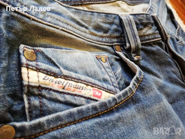 Намалени Diesel тъмносини къси гащи, снимка 3 - Къси панталони - 36379861