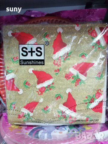 Коледни картонени чинийки големи, снимка 9 - Други - 42725934