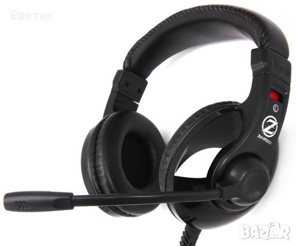 Слушалки с микрофон Zalman ZM-HPS200 Геймърски Тип On Ear, снимка 3 - Слушалки и портативни колонки - 33675669