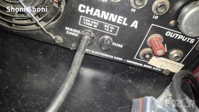 Peavey CS800 , снимка 6 - Ресийвъри, усилватели, смесителни пултове - 52907287