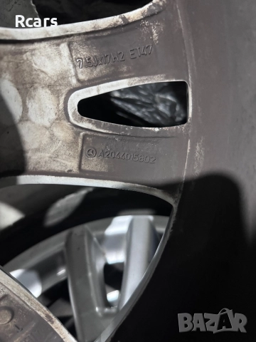Оригинални джанти мерцедес  R17/ЕТ47/7.5J/112/66.6 с подарък всесезонни гуми мишелин, снимка 12 - Гуми и джанти - 52512207