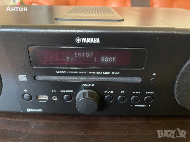 YAMAHA MCR-B142 micro система CD колони  дистанционно MP3 USB Bluetooth, снимка 2 - Аудиосистеми - 49234632