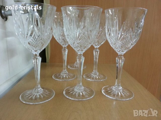  кристални чаши , снимка 11 - Антикварни и старинни предмети - 26225611