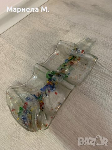 Ръчна изработка, поставка от стъкло, снимка 2 - Декорация за дома - 39865403
