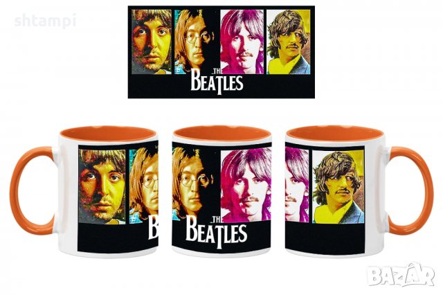 Чаша Beatles 07,Керамична Чаша, Кафе Чай, Игра,Изненада,Подарък,Повод,Празник,Рожден Ден, снимка 4 - Чаши - 38508347