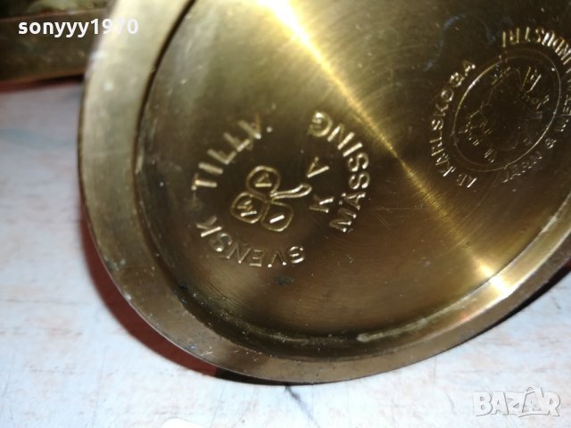 ЗЛАТЕН ШВЕДСКИ СВЕЩНИК 2112211133, снимка 4 - Антикварни и старинни предмети - 35206906