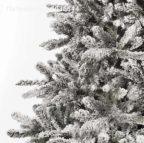 Изкуствена елха K r i n g Melbourne, Цялата заснежена с метална стойка., снимка 7 - Декорация за дома - 52407393