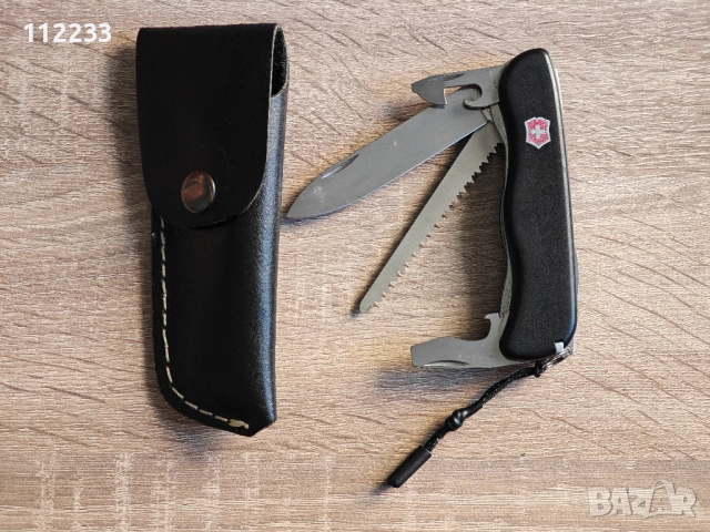 Швейцарска ножка с кожен калъф