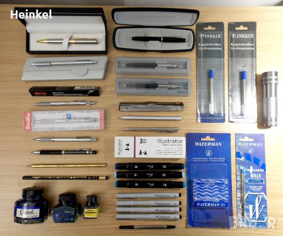 Материали за писане: Rotring, Parker, Pelikan, Waterman. НОВИ!, снимка 2 - Други - 33570541