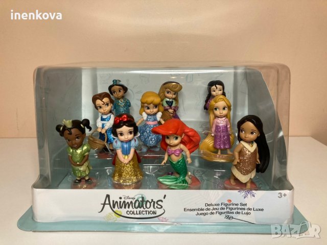 Комплект оригинални фигурки Дисни Принцеси Комплектът съдържа 10 фигурки