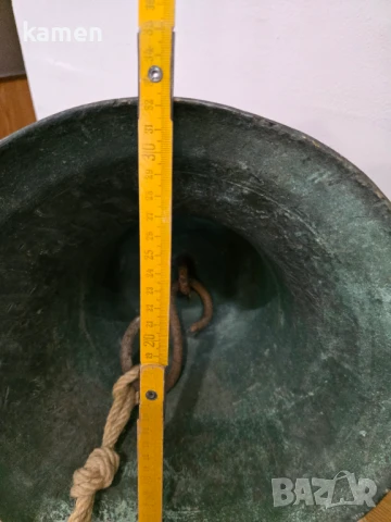 Голяма бронзова Камбана, снимка 6 - Антикварни и старинни предмети - 51171138