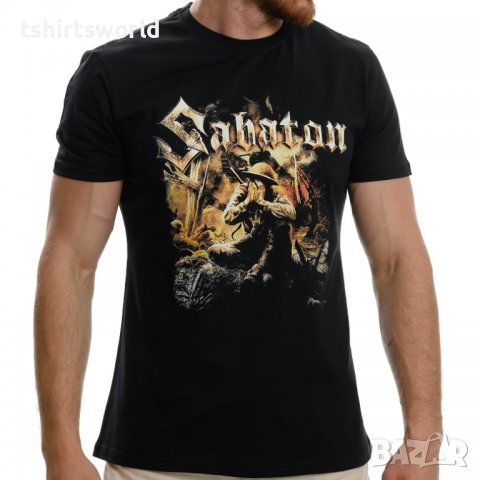 Нова мъжка тениска с дигитален печат на музикалната група SABATON - The Great War, снимка 1 - Тениски - 37697593