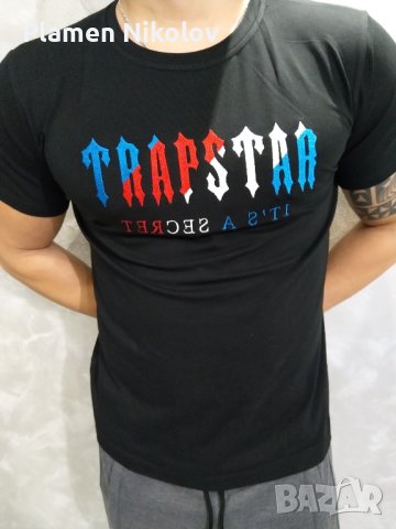 Черна тениска TRAPSTAR , снимка 3 - Спортни дрехи, екипи - 43955333