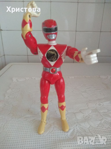 Vintage Red Power Rangers. 1993, снимка 5 - Кукли - 36560418