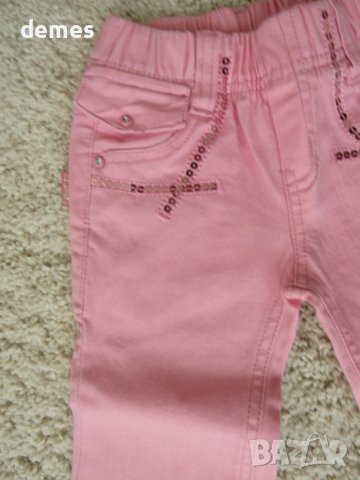 Розови дънки за момиченце, размер 1, нови, снимка 3 - Бебешки дънки - 44865870