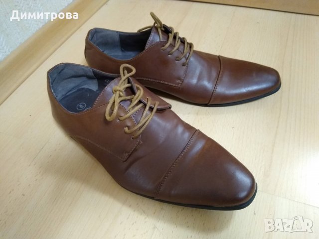 Мъжки обувки Olympus - естествена кожа №42,5, снимка 3 - Ежедневни обувки - 27802926